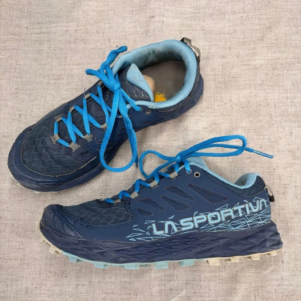 La Sportiva Lycan II Trail Shoes Blue‎ Mesh Lace Up Running Sneaker Women's 7.5
